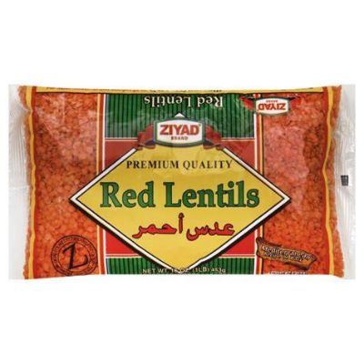 Bean Dried Lentil Red 16 oz Default Title