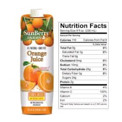 Juice Orange 100% Default Title