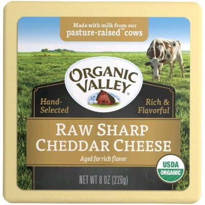 Cheese Raw Cheddar Sharp Org Default Title