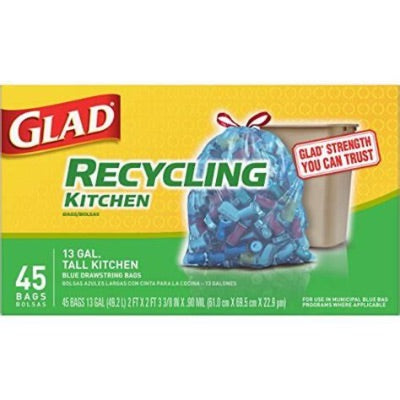 Liner Trash Glad Recycling 13 Gal Default Title