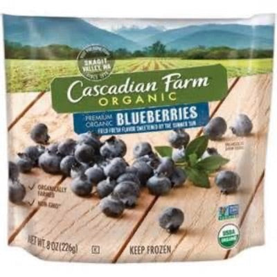 Blueberries Organic Frozen 8 oz Default Title