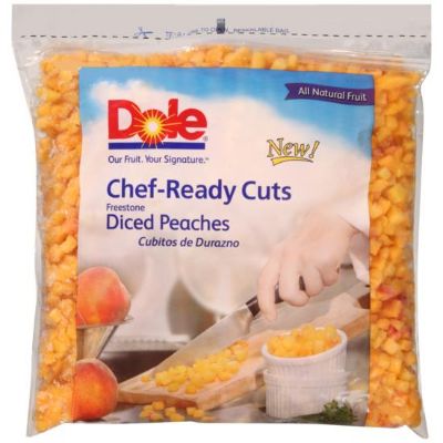 Peaches Diced IQF Dole Chef Ready Default Title