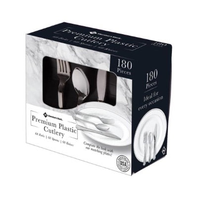 Cutlery Silver Look Combo 180 Ct Default Title
