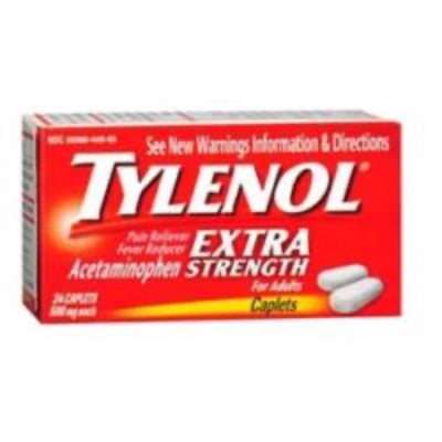 Tylenol 24 Ct Extra Strength Caplet Default Title