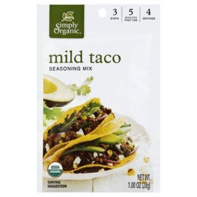 Spice Mild Taco Seasoning Mix Default Title