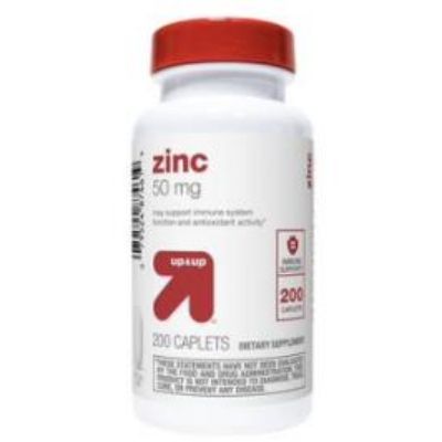 Zinc Caplets 50 Mg 200 Ct Default Title