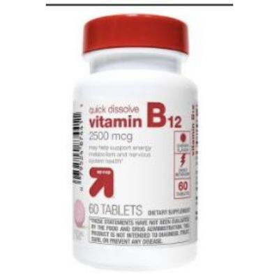 Vitamin B12 2500 mcg 60 Ct Default Title