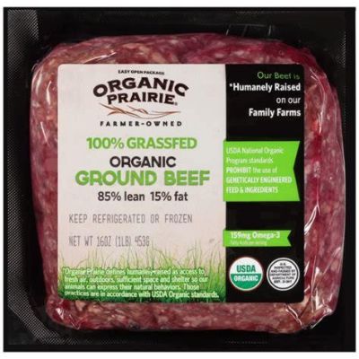 Beef Ground Organic Grassfed 85/15 Default Title