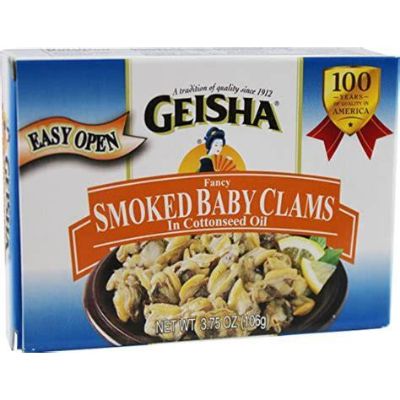 Clams Baby Smoked Sunflower Oil Default Title
