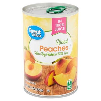 Peaches Sliced 100%Juice 15oz Default Title