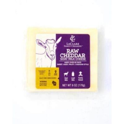 Cheese Goat Cheddar Raw Milk 6 oz Default Title