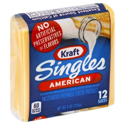 CHEESE AMERICAN SLICED I/W 226gm Default Title